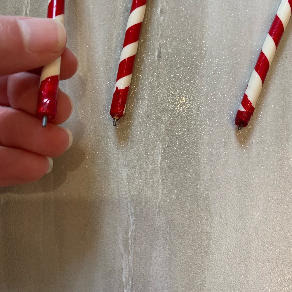 Bundle of 11 Plastic Vintage Candy Canes for Christmas Tree, Wreaths or Garland - Picture 5 of 8